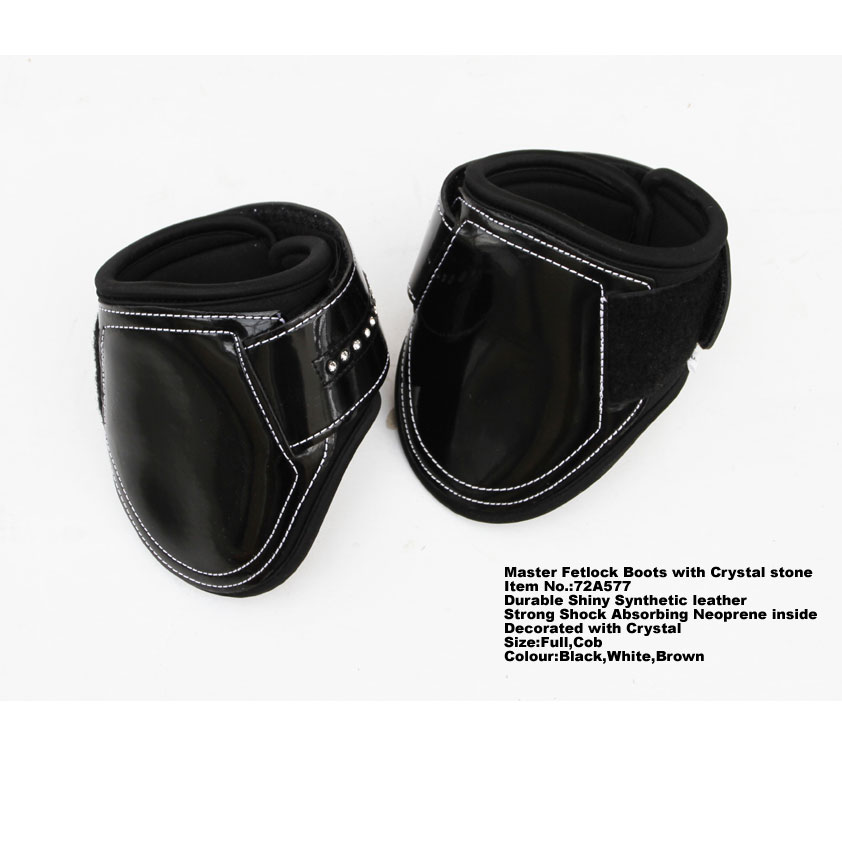 Master Fetlock boots with crystal decoration