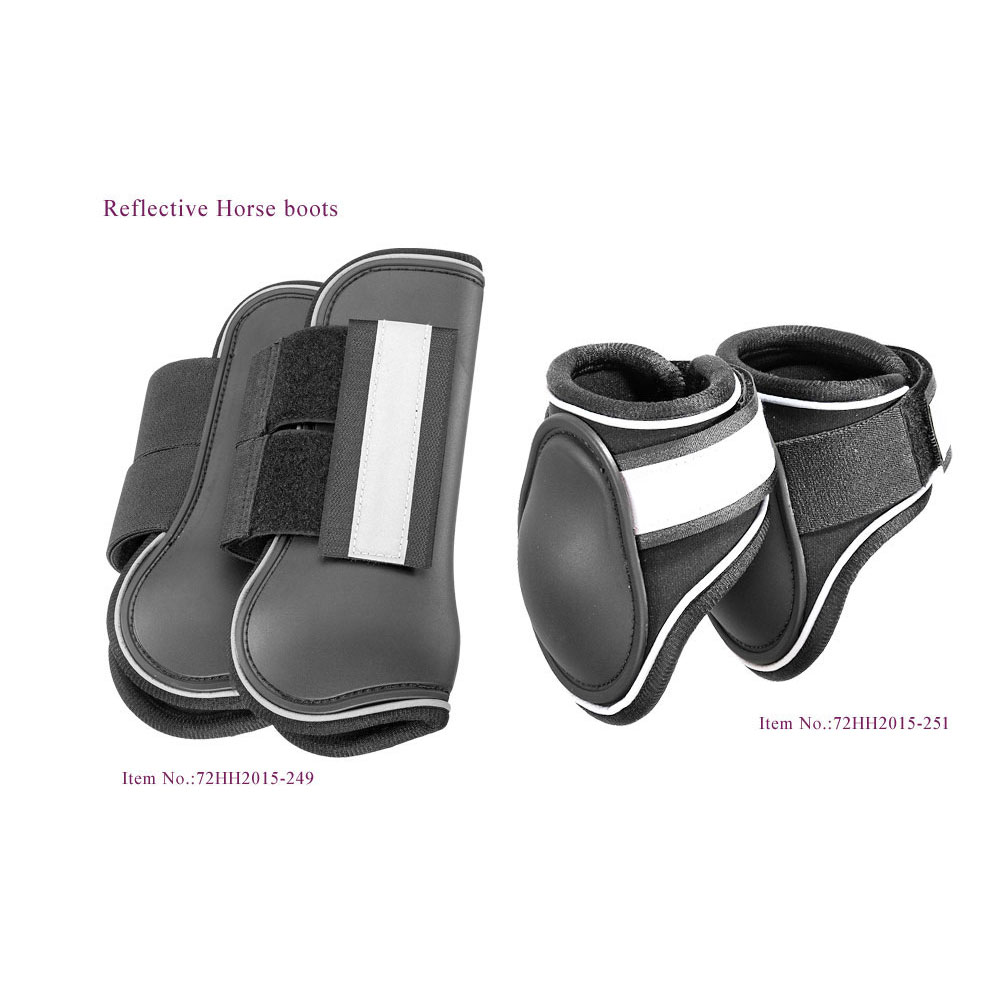 Reflecitve tenden boots and fetlock boots