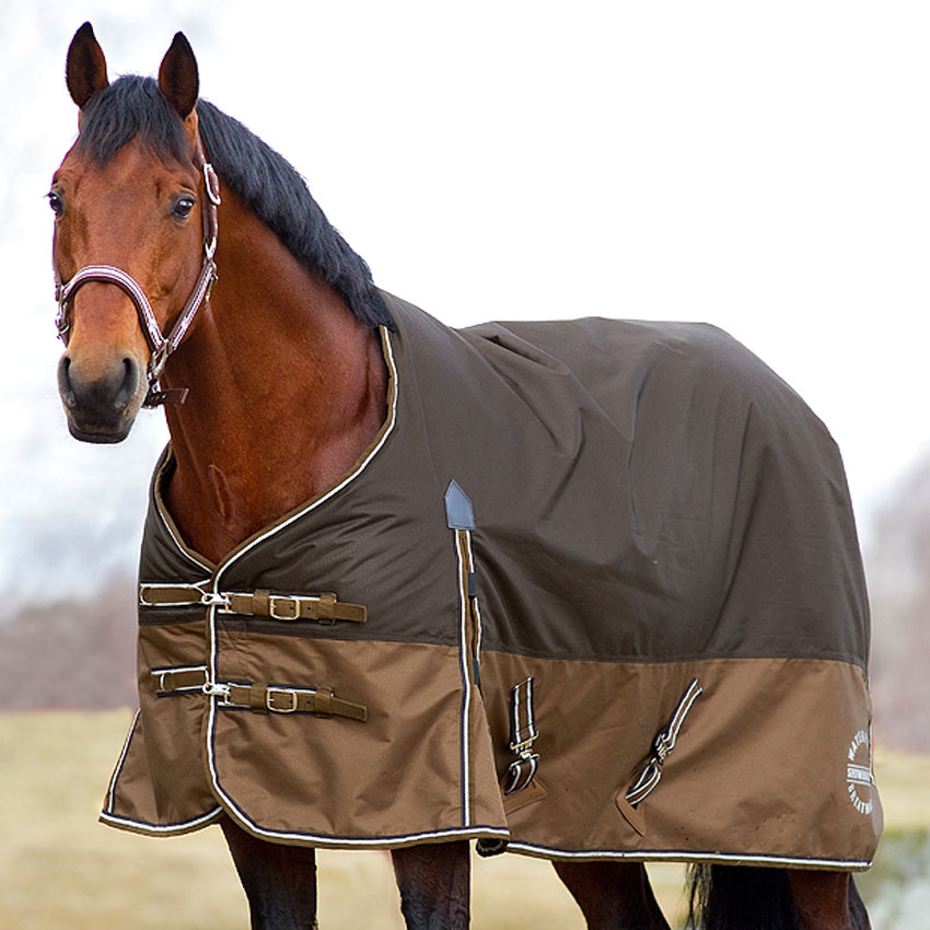 Deluxe 1200D Turnout rug hide cross surcingle